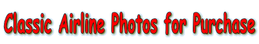 Classic Airline Photos for Purchase